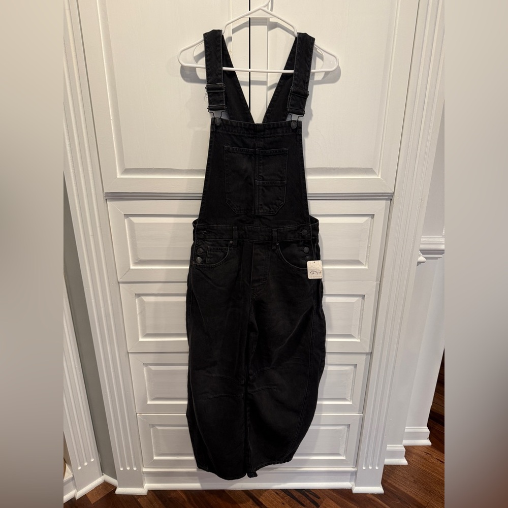 We the free good luck barrel overalls.  Black size xs.  Brand new with tags.